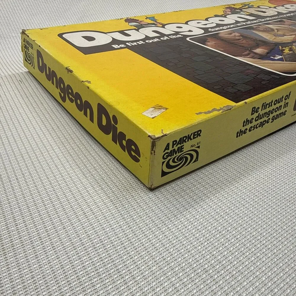 1977 DUNGEON DICE Escape Parlor Board Game by Parker Brothers COMPLETE